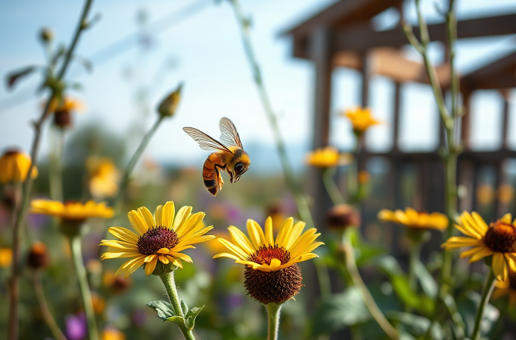 how to encourage pollinators in your garden