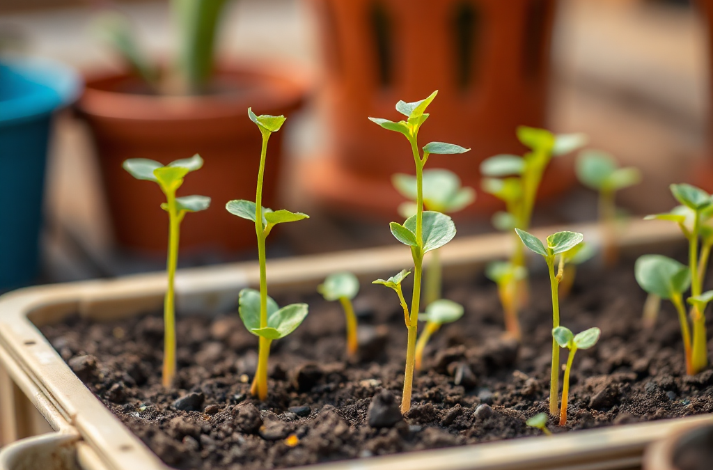 what to do when seedlings are leggy