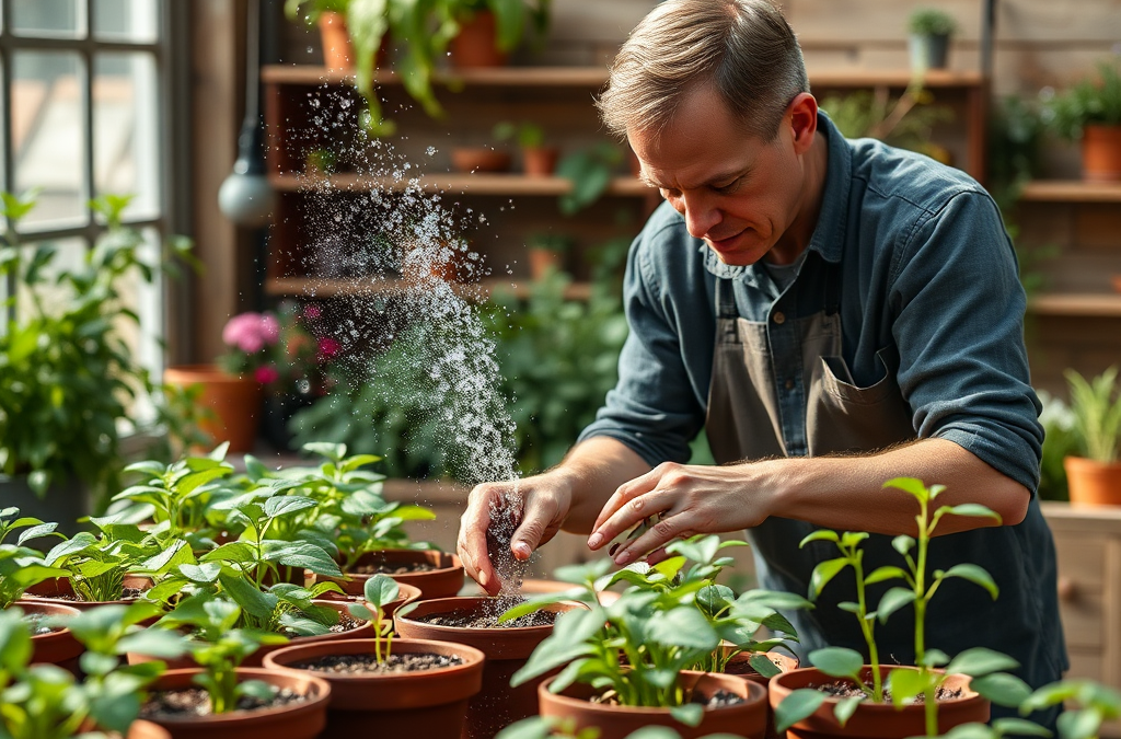 how to create a watering schedule for plants