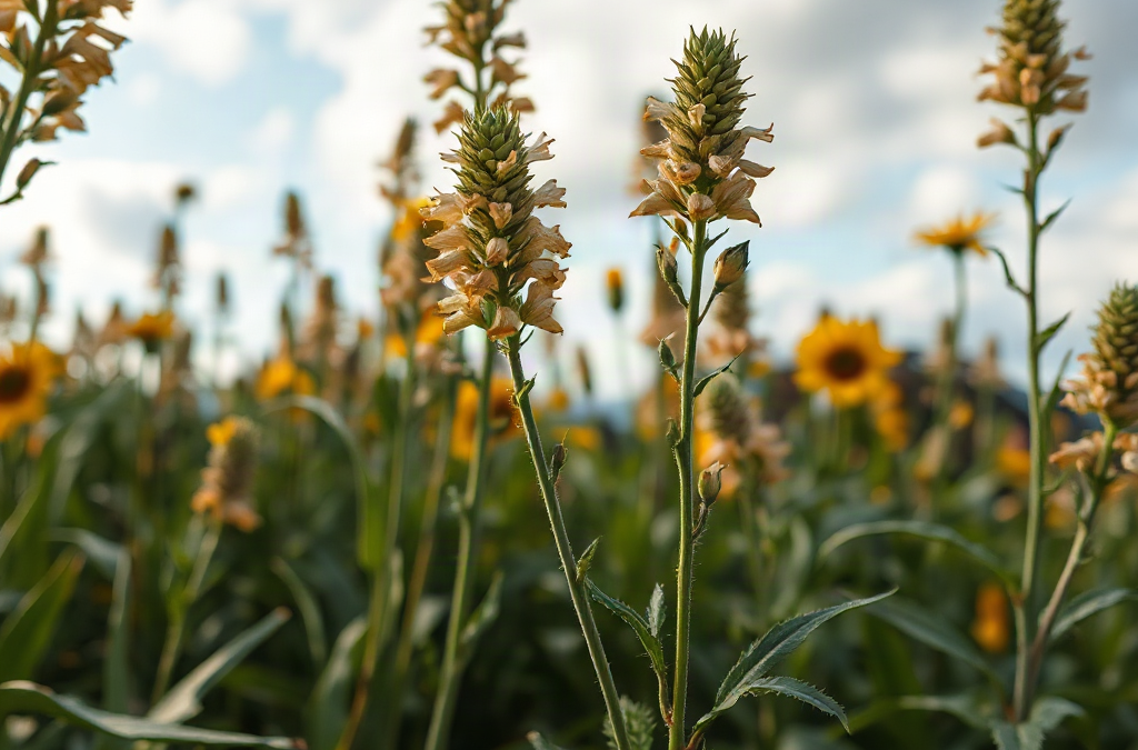 Tall plants that will not collapse in garden wind