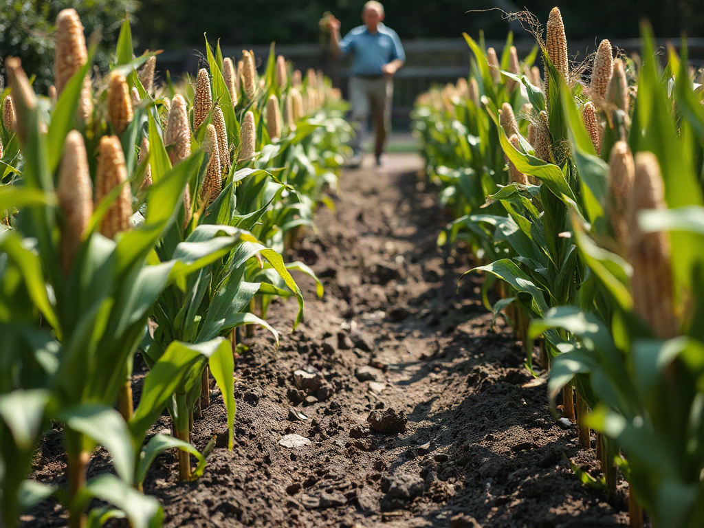 Corn Spacing in Garden Beds to Prevent Crowding