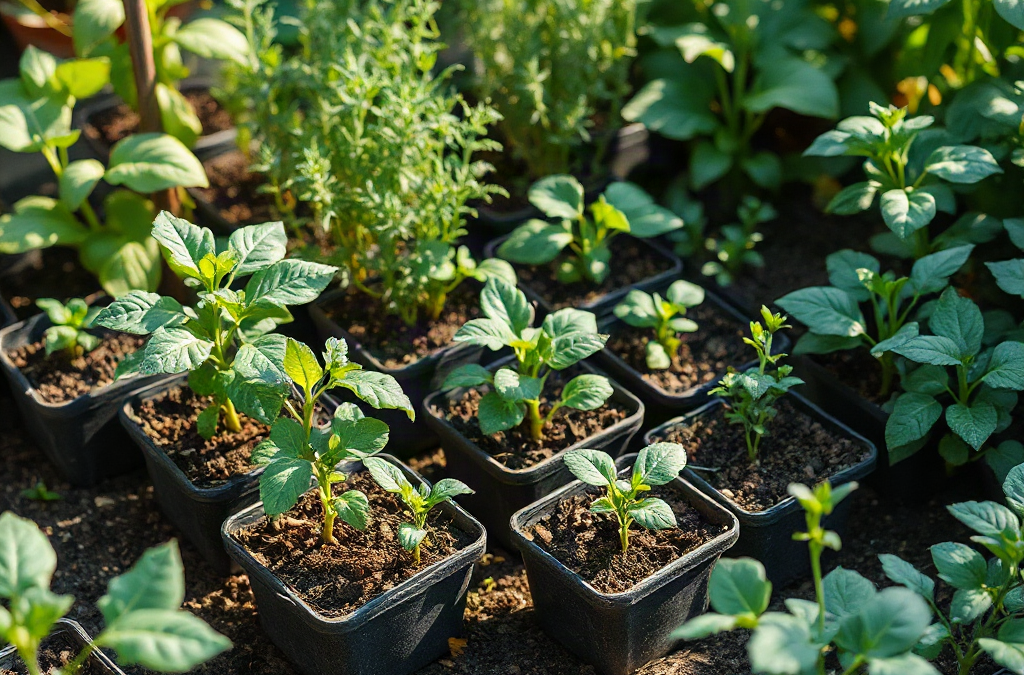 Square-foot planting guide for limited garden space